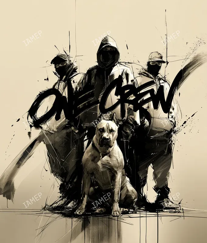 Graffiti Ink Character Posters