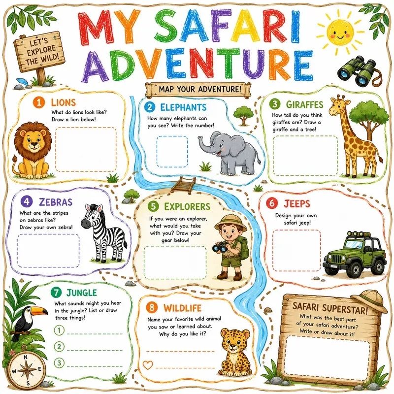 Kids Printable Activity Worksheet Packs