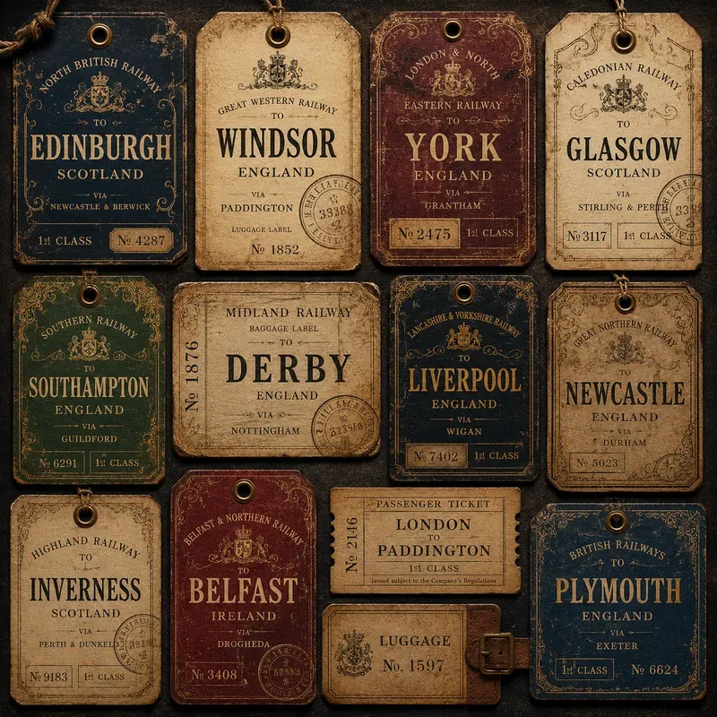 Vintage Ephemera Labels