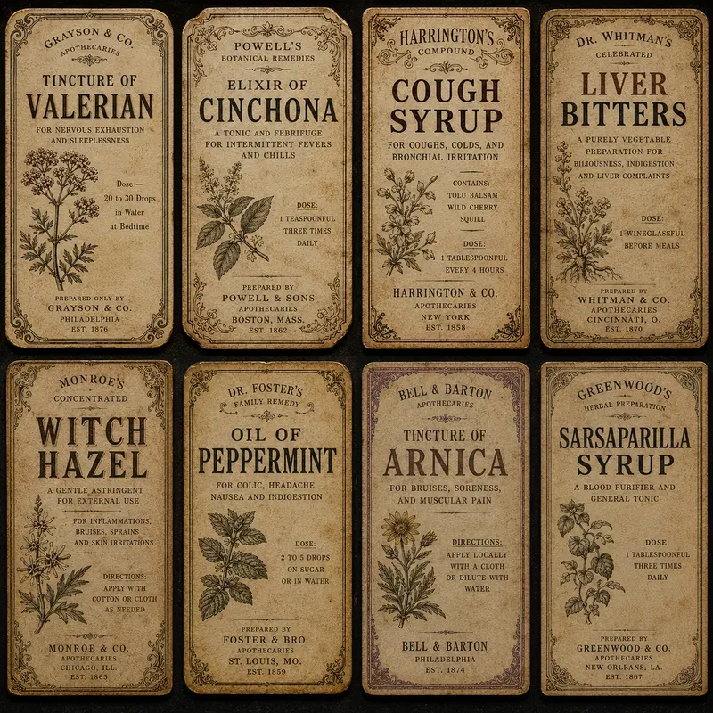 Vintage Ephemera Labels