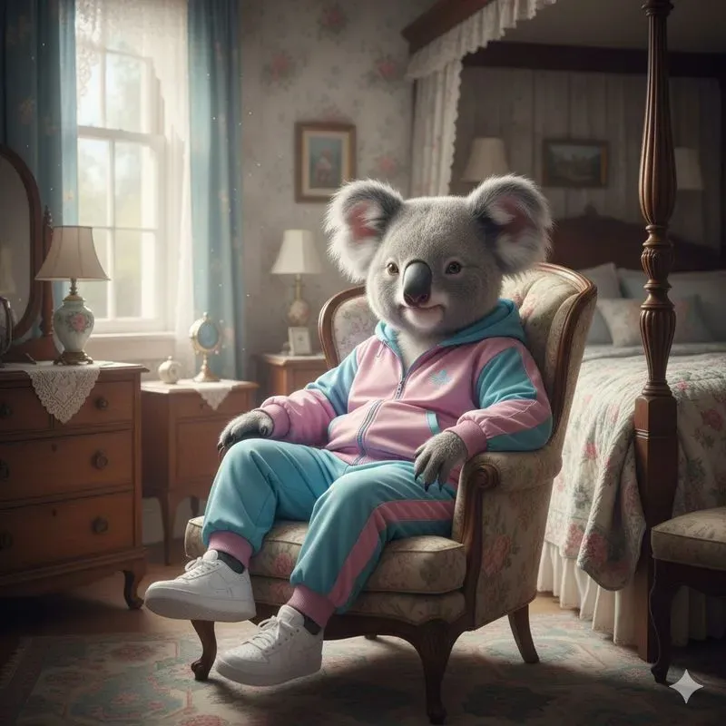 Stylish Animals In Cozy Vintage Rooms