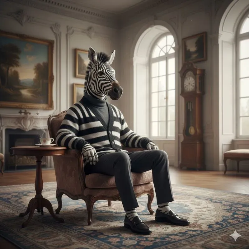 Stylish Animals In Cozy Vintage Rooms