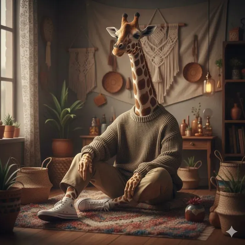 Stylish Animals In Cozy Vintage Rooms