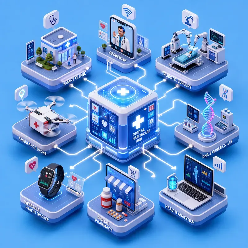 3D Isometric Network Diagrams