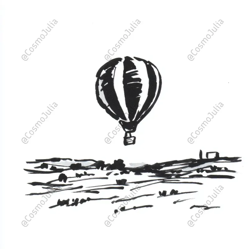 Black White Ink Sketch Cliparts