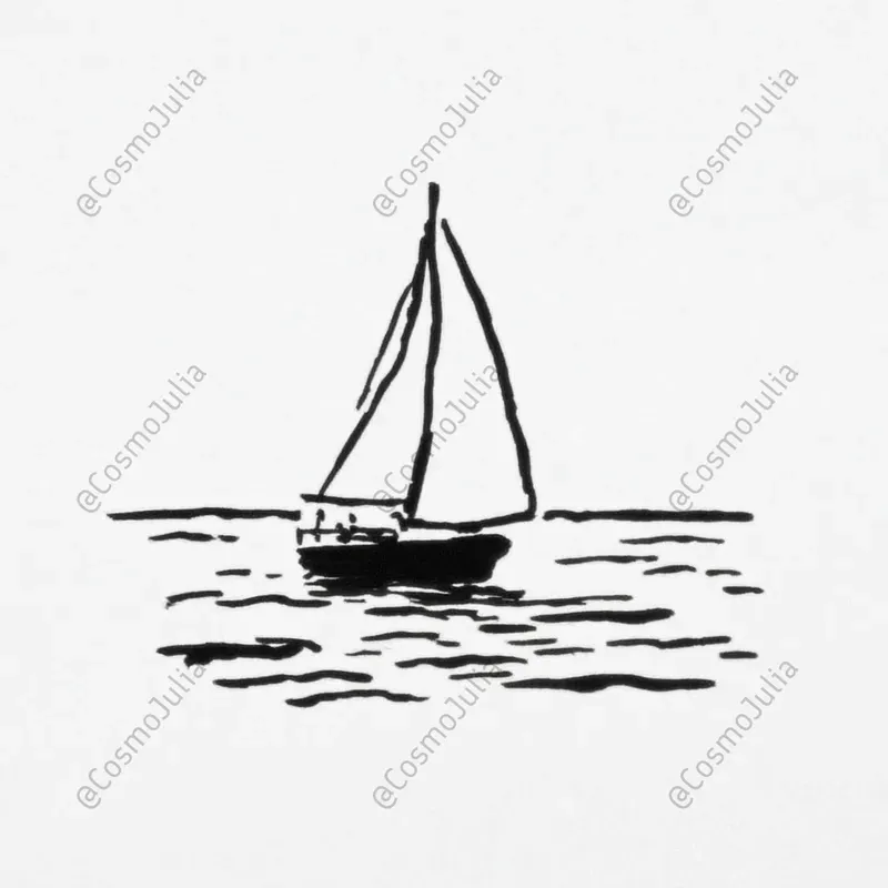 Black White Ink Sketch Cliparts
