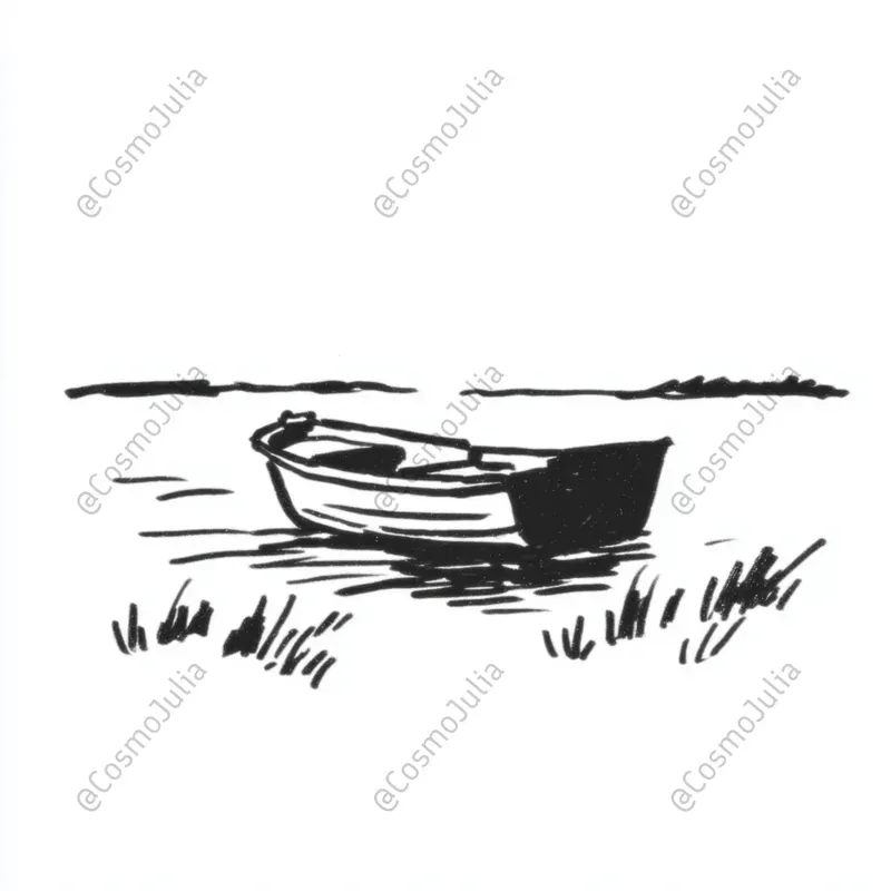 Black White Ink Sketch Cliparts