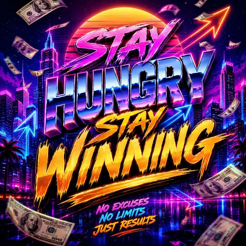 Neon Hustle Typography Packs