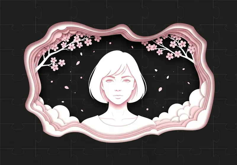 3D Papercut Frame Series