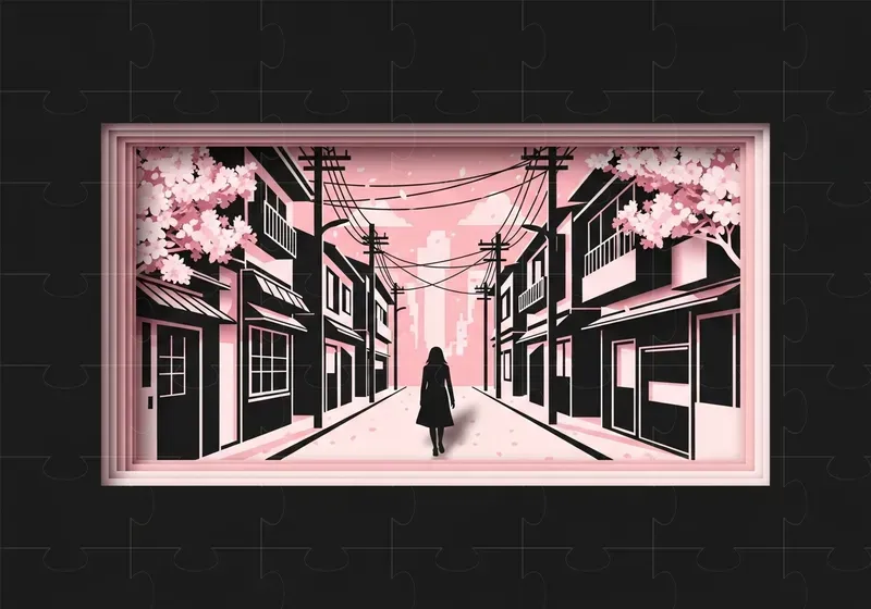 3D Papercut Frame Series