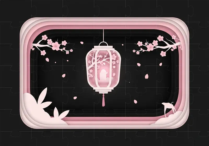 3D Papercut Frame Series