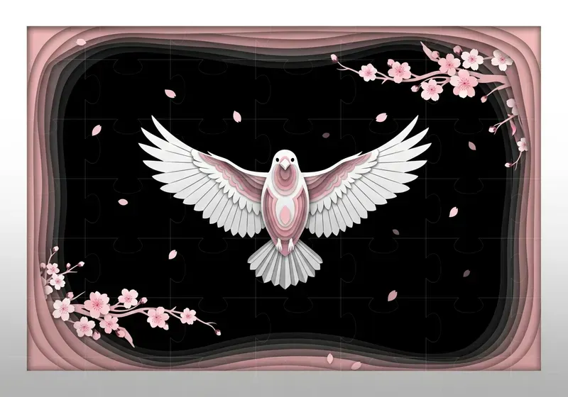 3D Papercut Frame Series