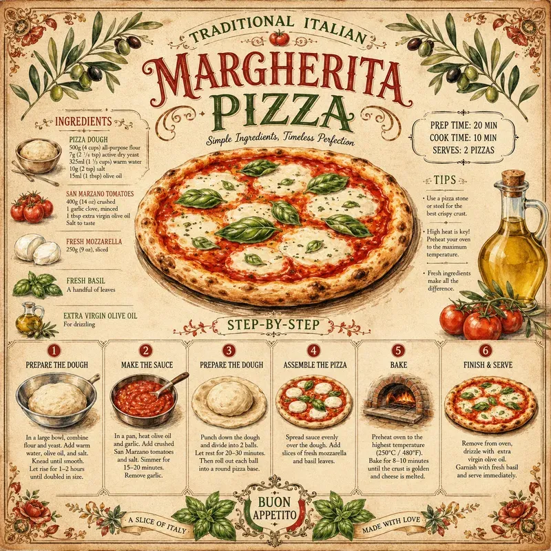 Vintage Recipe Infographic Generator