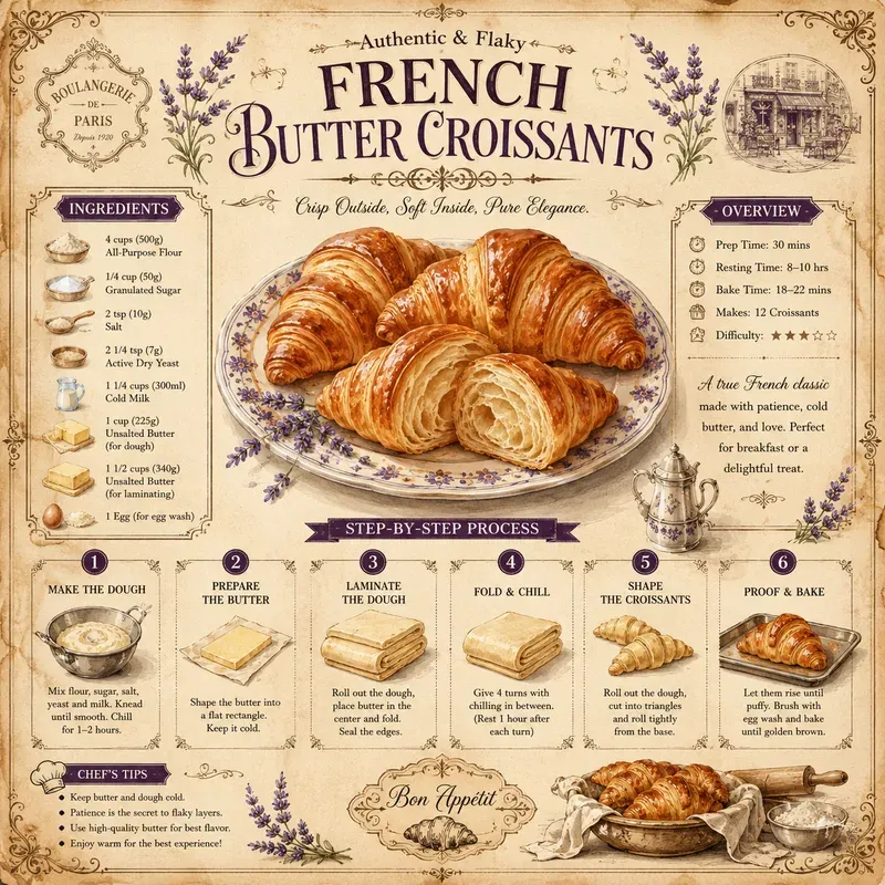 Vintage Recipe Infographic Generator