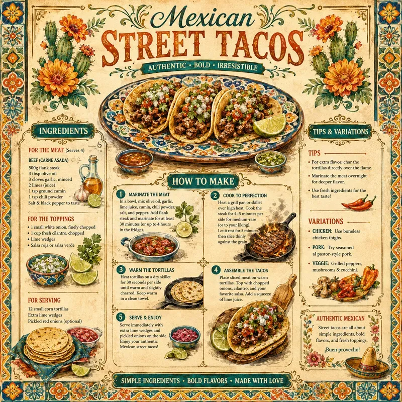 Vintage Recipe Infographic Generator
