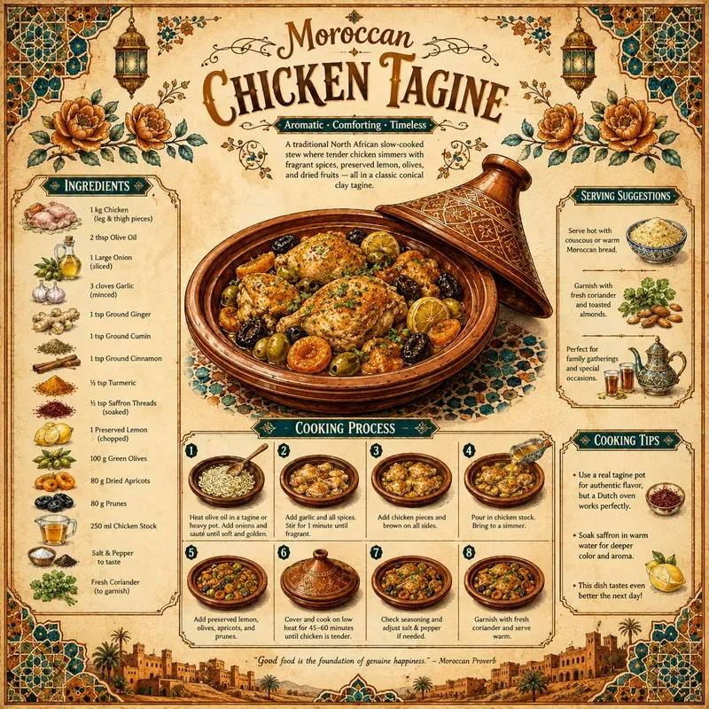 Vintage Recipe Infographic Generator