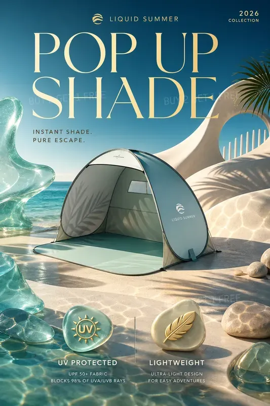 Summer Product Advertising Cards