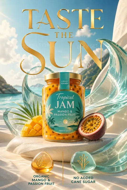 Summer Product Advertising Cards