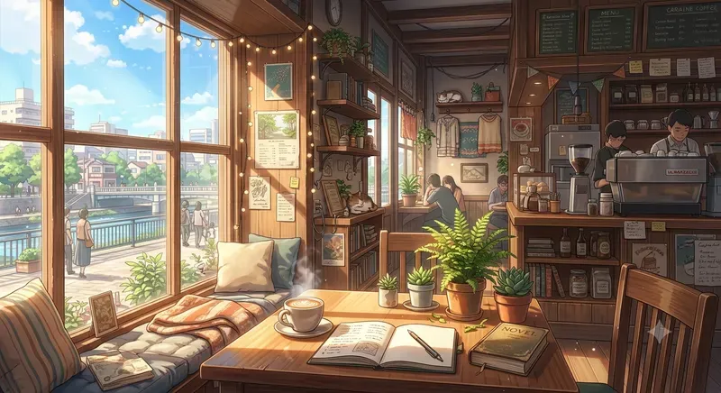 Cozy Lofi Anime Aesthetic Backgrounds