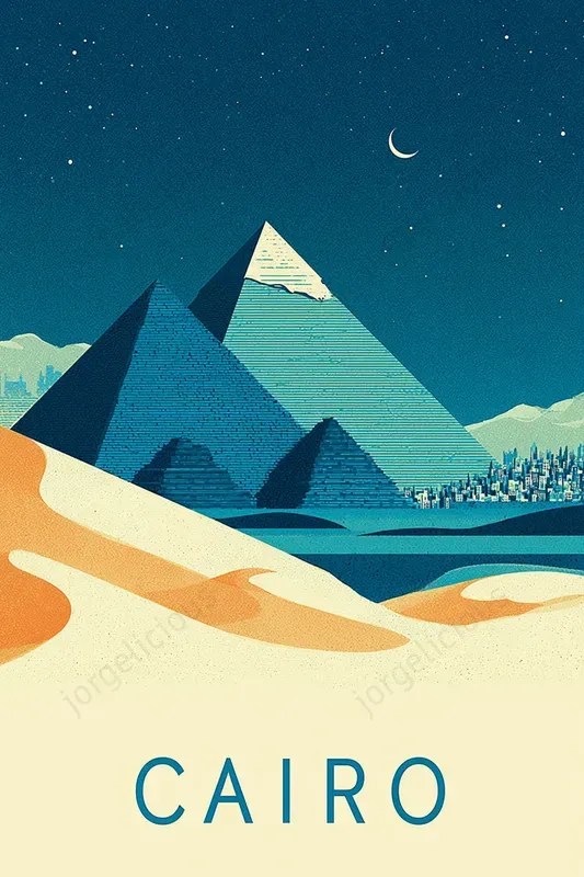 Minimal Retro Travel Posters