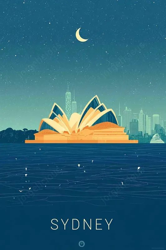 Minimal Retro Travel Posters