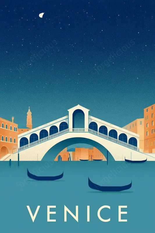 Minimal Retro Travel Posters