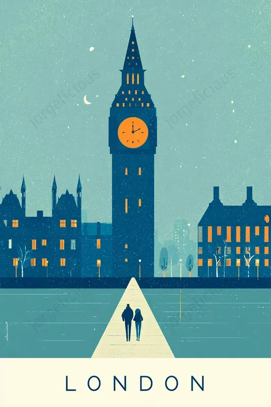 Minimal Retro Travel Posters