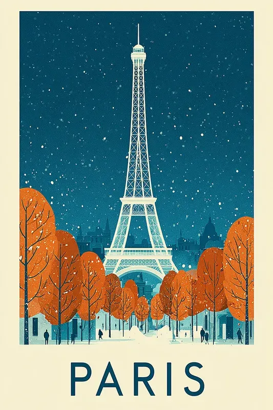 Minimal Retro Travel Posters