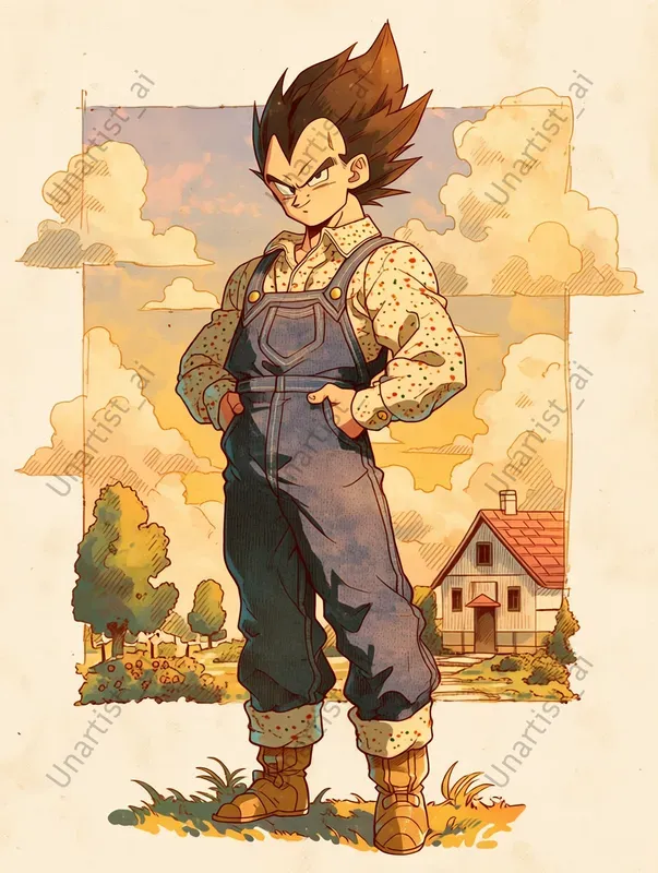 Dragon Ball Z Ghibli Inspired