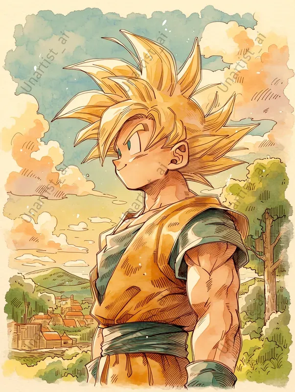 Dragon Ball Z Ghibli Inspired