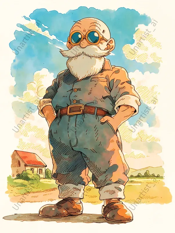 Dragon Ball Z Ghibli Inspired
