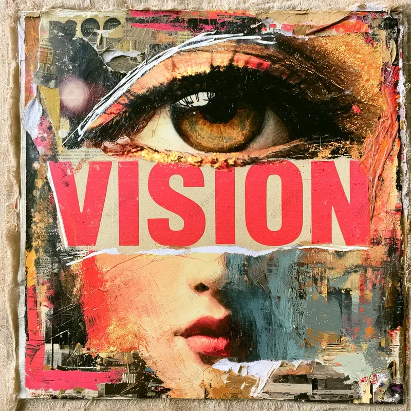 Poetcore Vision Collage Art