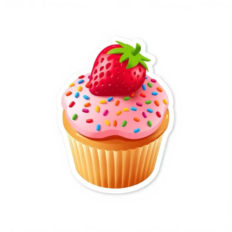 Cute 3d Isometric Cartoon Stickers