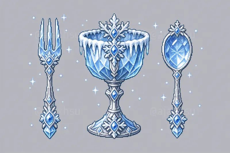 16bit Fantasy Tableware Icons