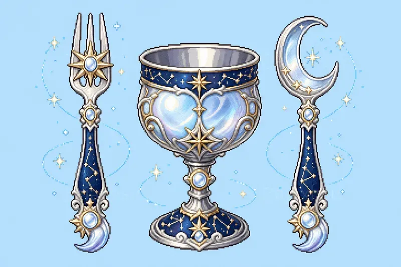 16bit Fantasy Tableware Icons