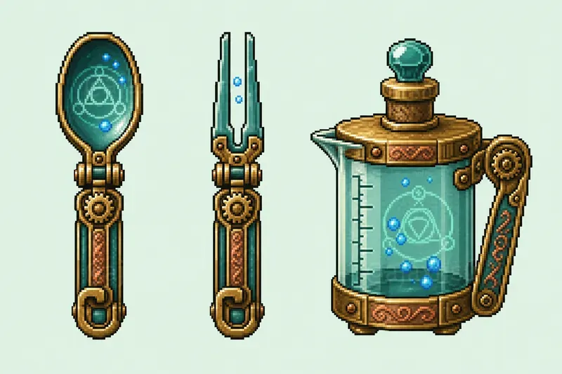16bit Fantasy Tableware Icons