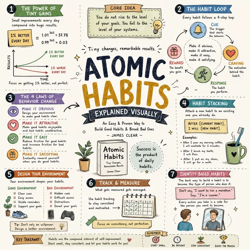 Visual Selfimprovement Infographics