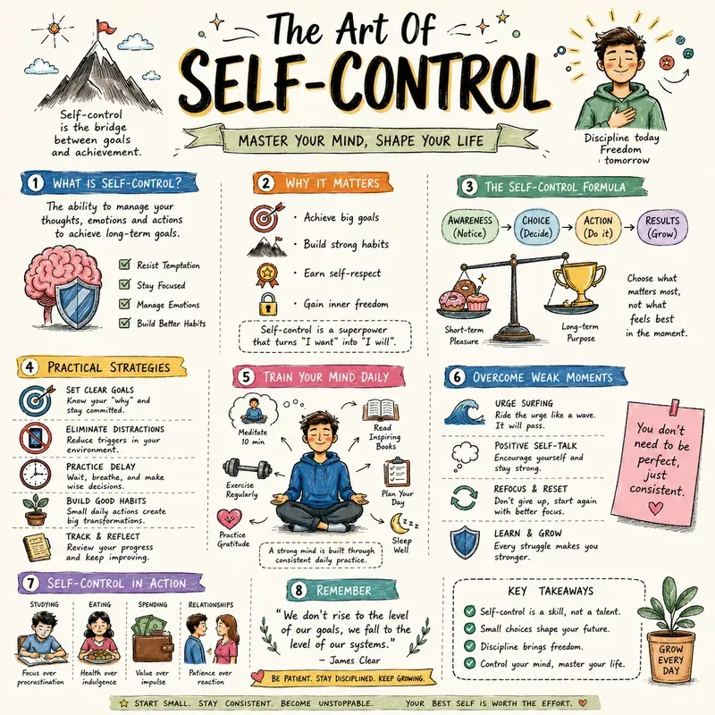 Visual Selfimprovement Infographics