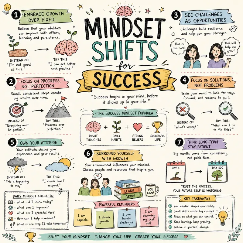 Visual Selfimprovement Infographics