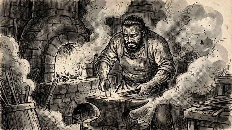 Traditional Analog Manga Illustrations