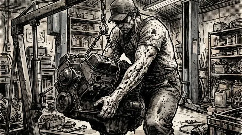 Traditional Analog Manga Illustrations
