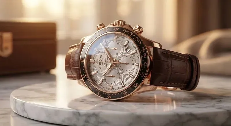 Hyperrealistic Luxury Watch Showcases
