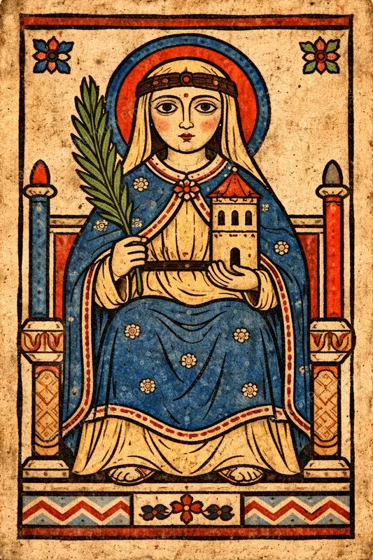 Medieval Naive Manuscript Icon Miniatures