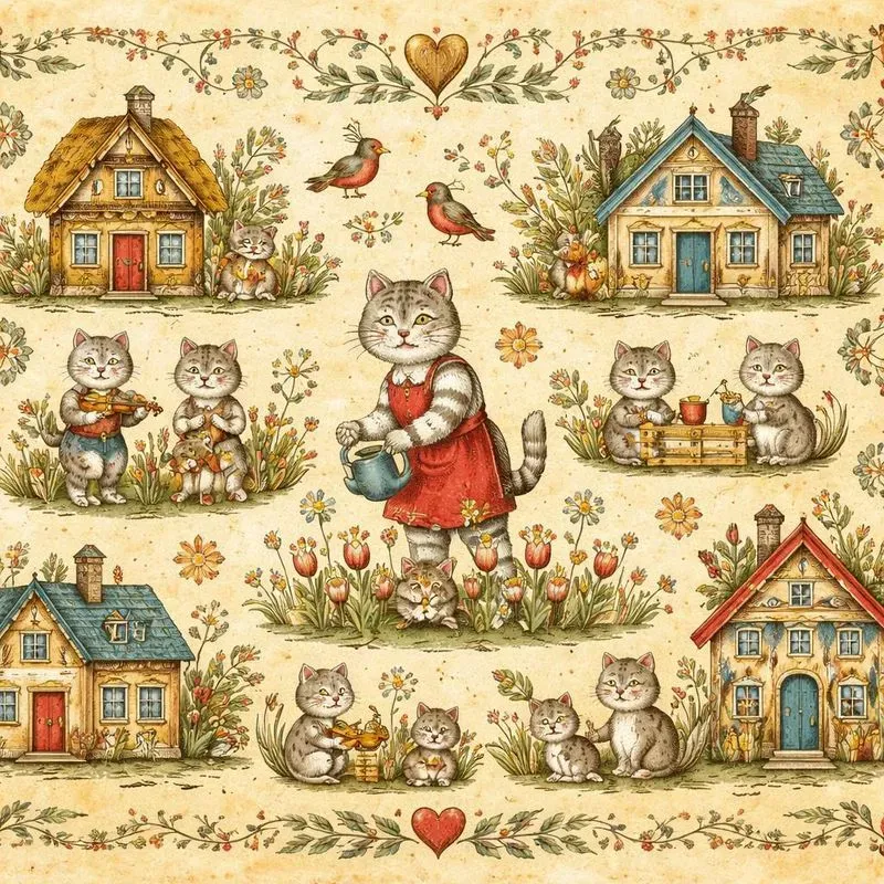 Nordic Folk Wallpapers