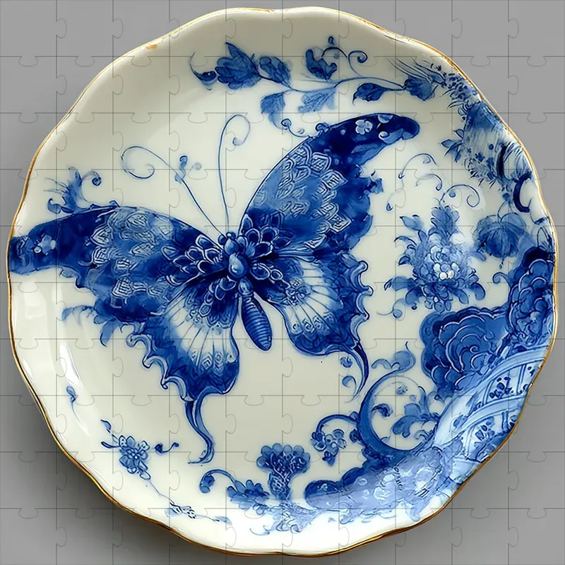 Porcelain Cobalt Chinoiserie Blues