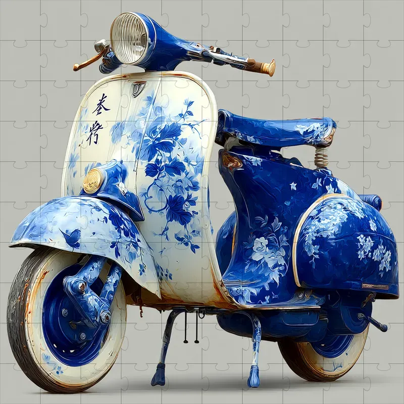 Porcelain Cobalt Chinoiserie Blues
