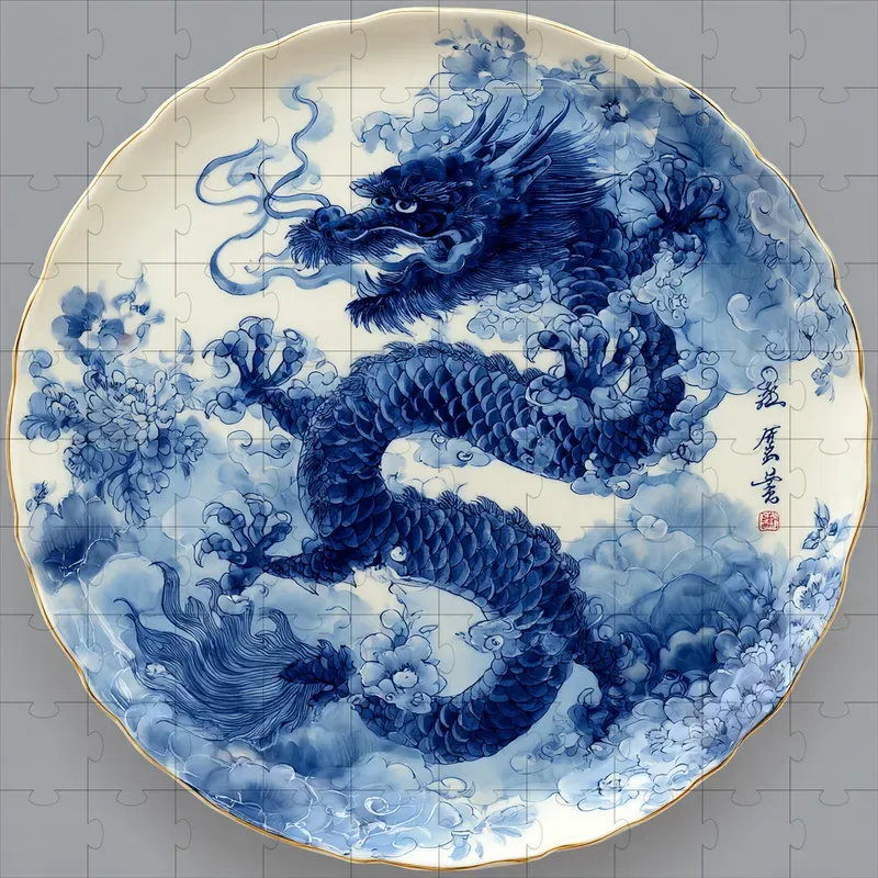Porcelain Cobalt Chinoiserie Blues