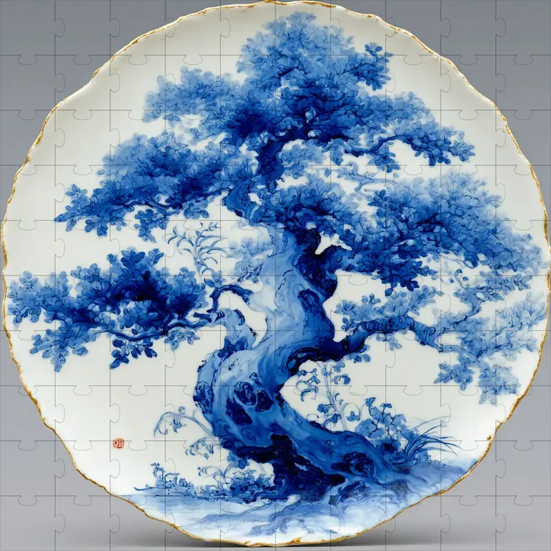 Porcelain Cobalt Chinoiserie Blues