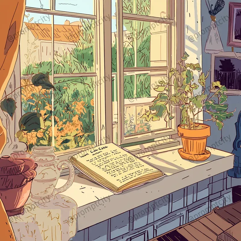 Serene Storyline Comic Art
