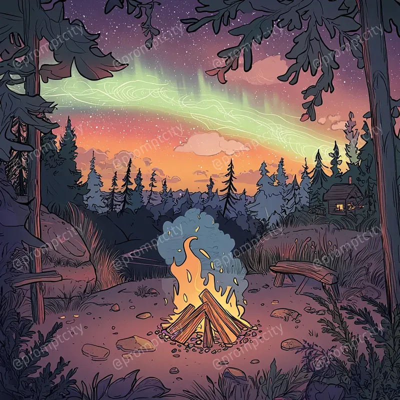 Serene Storyline Comic Art